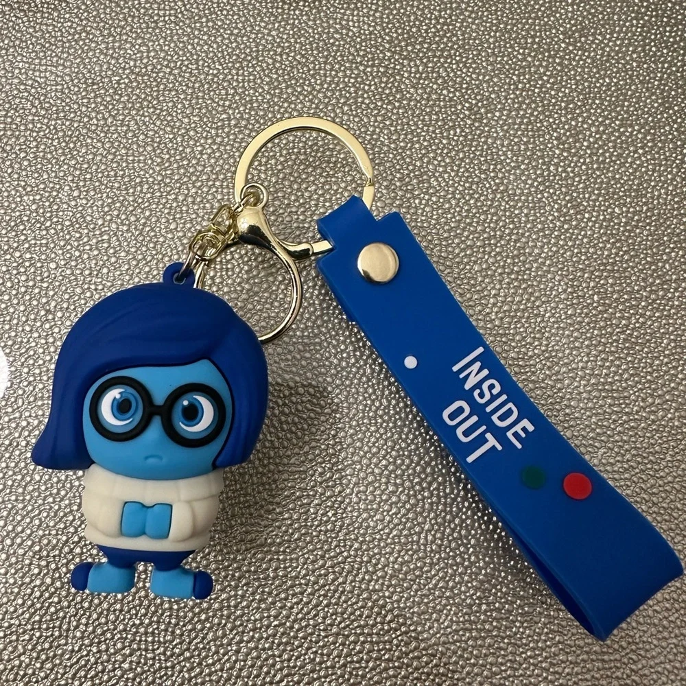 Inside Out character keychains